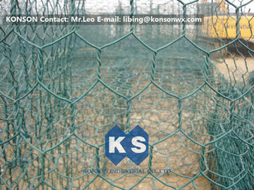 High Corrosion Resistant Galvanized and PVC Coated Welded Gabions for Mesh Fencing